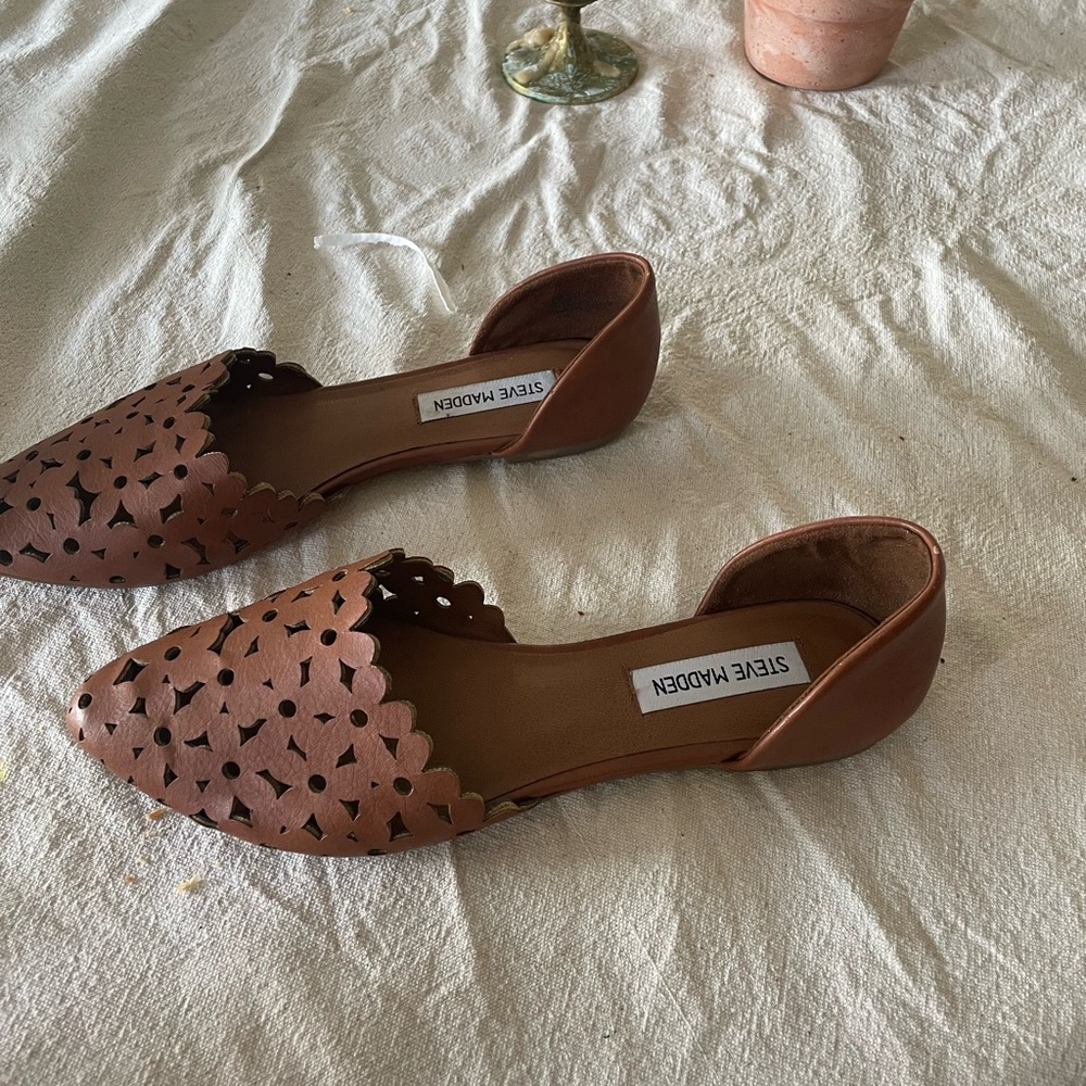 leather flats | steve maden